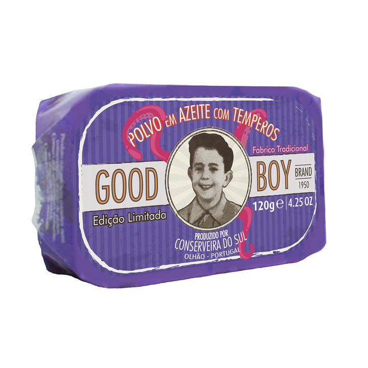 Polvo em Azeite com Temperos Good Boy