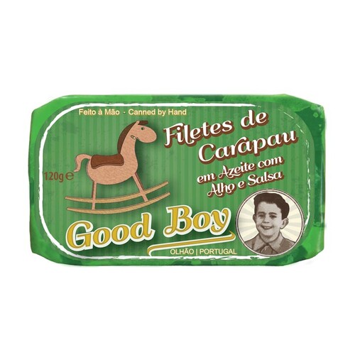 Filetes de Carapau em Azeite com Alho e Salsa Good Boy