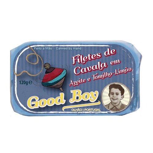 Filetes de Cavala em Azeite com Tomilho-Limão Good Boy