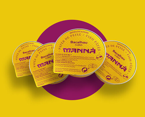 Paté de Bacalhau Manná 4x22g