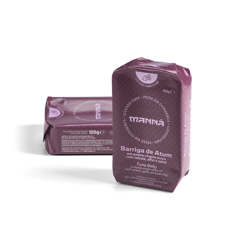 Barriga de Atum em Azeite Virgem Extra com Cebola, Alho e Salsa Manná