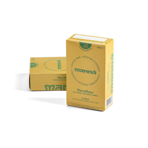 Cod Fish In Olive Oil With Garlic and Parsley Manná