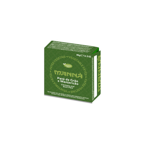 Paté de Grão e Manjericão Manná 65g