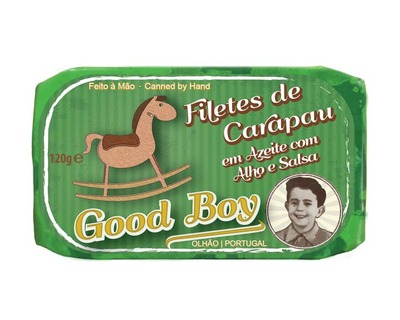 Filetes de Jurel en Aceite de Oliva con Ajo y Perejil Good Boy