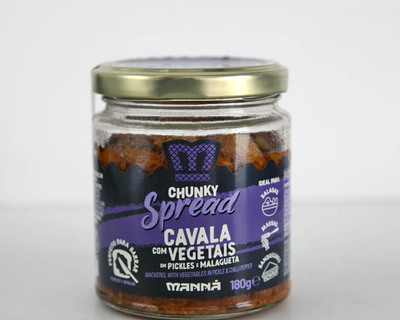 Mackerel with Pickled Vegetables and Chili Pepper Manná Chunky Spread