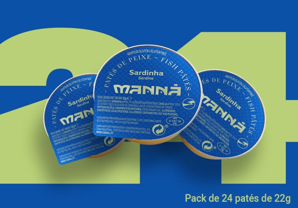 Sardine Pâté 24x22g Manná - Manná - 5601721731027