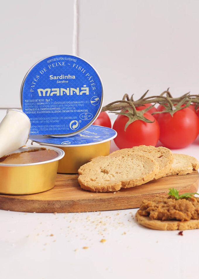 Paté de Sardina 24x22g Manná - Manná - 5601721731027