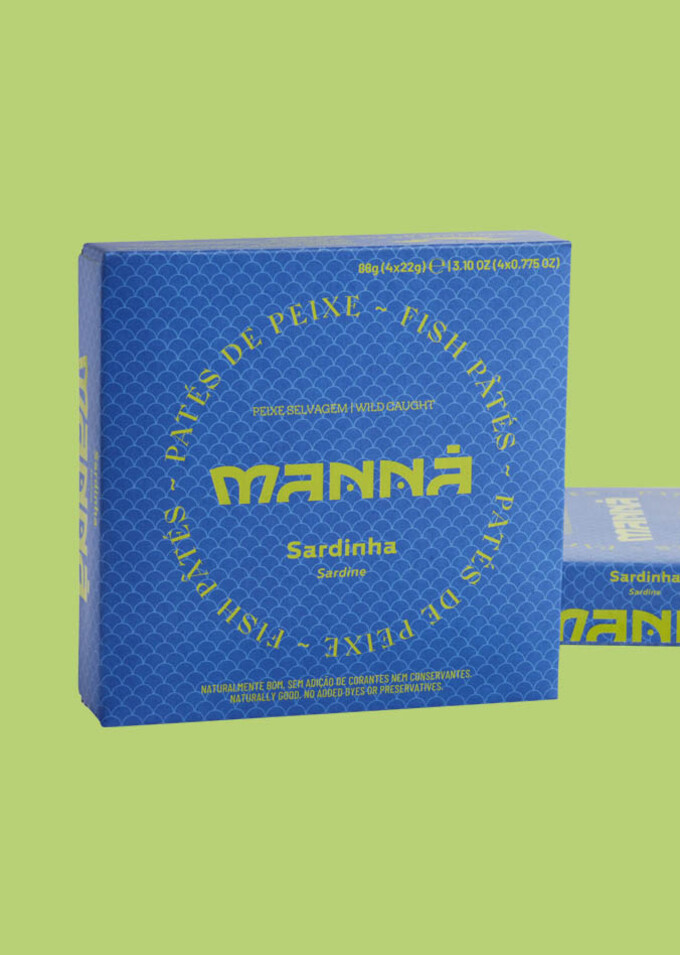 Sardine Pâté 4x22g Manná - Manná - 5601721731218