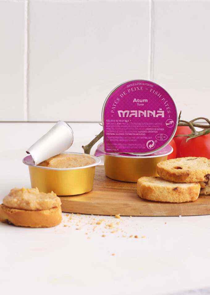 Paté de Atún caja de 100 un. de 22g Manná - Manná - 5601721732017