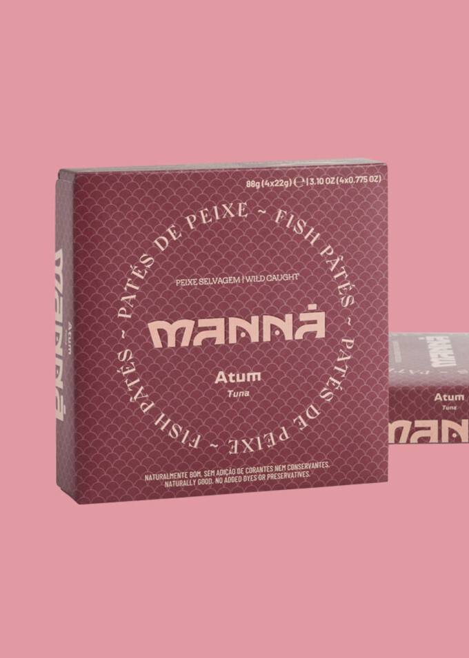 Tuna Pâté Manná 4x22g - Manná - 5601721732239