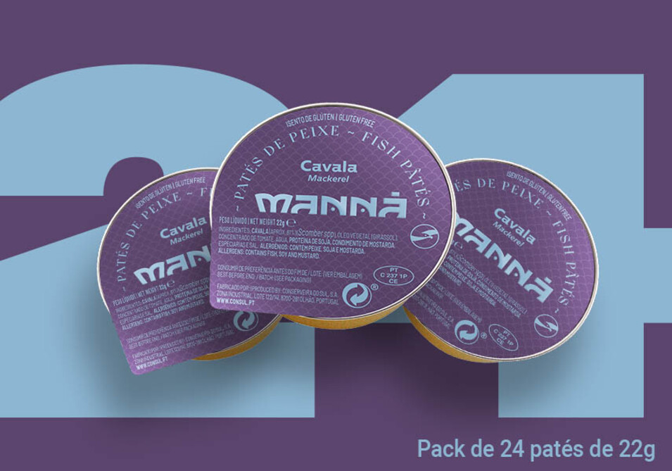 Paté de Caballa 24x22g Manná - Manná - 5601721735025