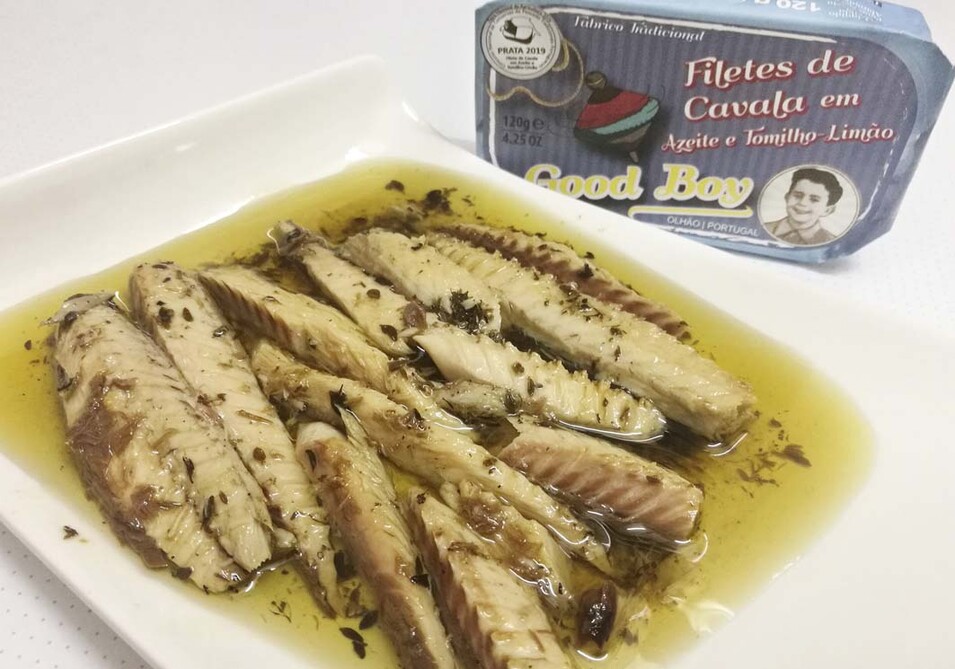 Mackerel Fillets in Olive Oil with Lemon-Thyme Good Boy - 5601721811774