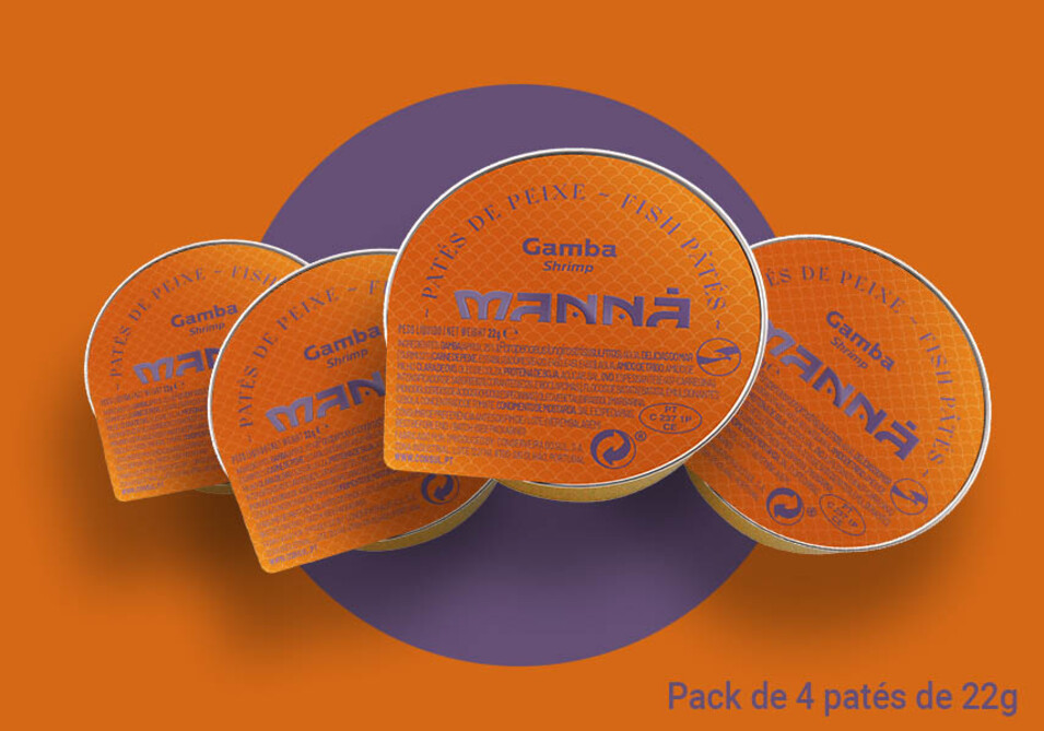Shrimp Pâté Manná 4x22g - Manná - 5601721734257