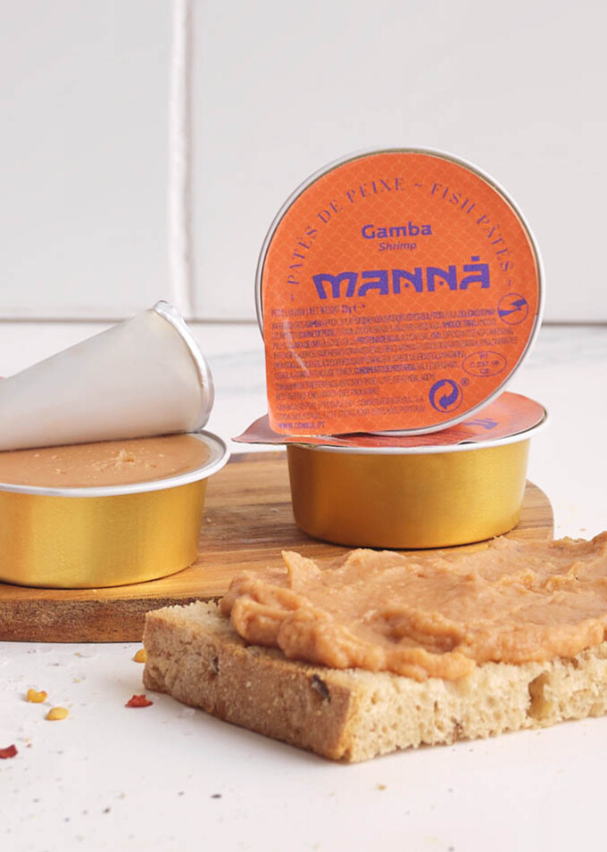 Shrimp Pâté Manná 4x22g - Manná - 5601721734257