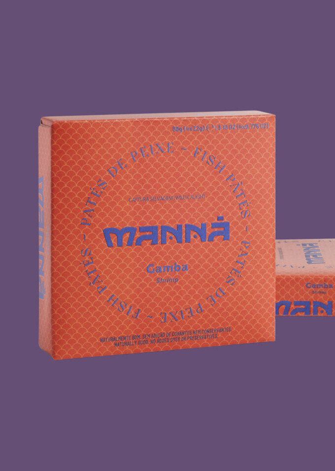 Shrimp Pâté Manná 4x22g - Manná - 5601721734257