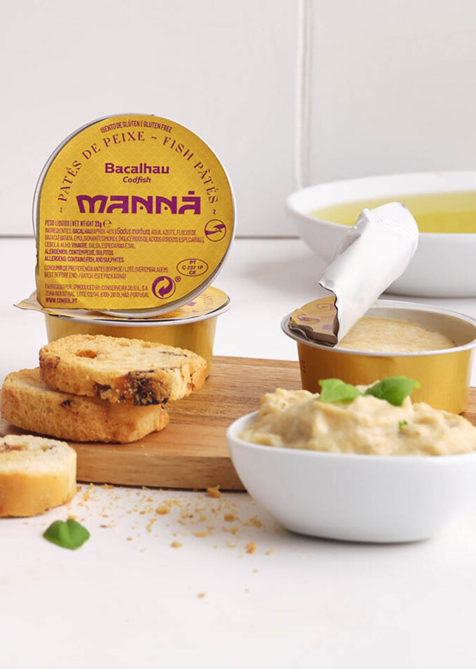 Paté de Bacalao 24x22g Manná - Manná - 5601721737029