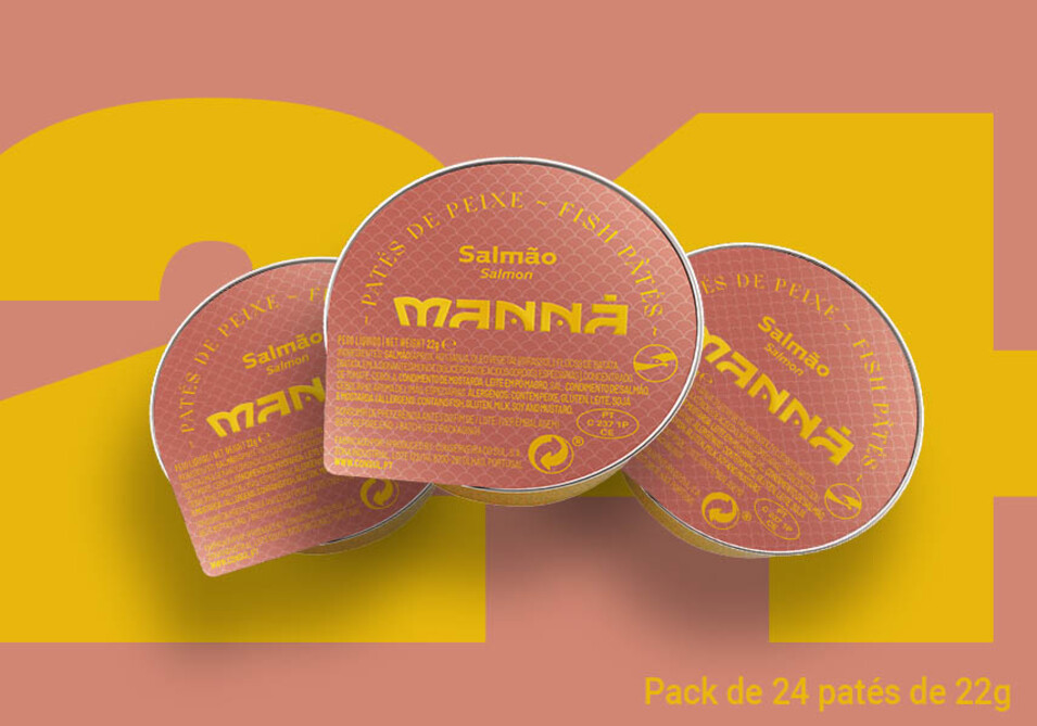 Salmon Pâté Manná 24x22g - Manná - 5601721736022