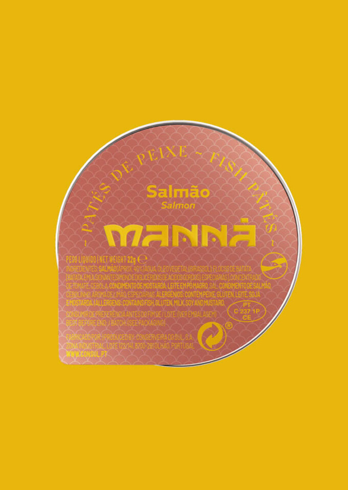 Salmon Pâté Manná 24x22g - Manná - 5601721736022