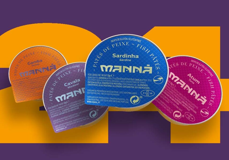 Crazy for Fish Pâtés XL- Set of 1 pack of each Fish Pâté 24x22g - Manná