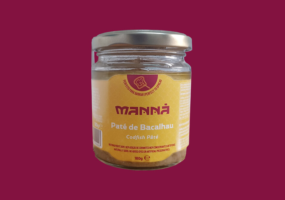 Codfish Pâté 180g (Jar) - Manná - 5601721023528