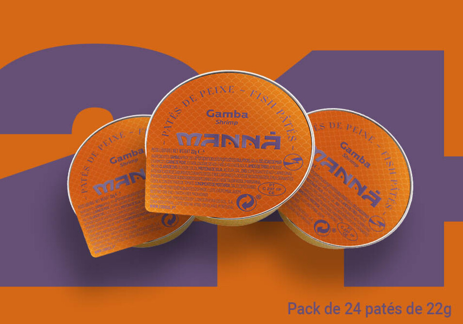 Pâté de Gamba 24x22g Manná - Manná - 5601721734028